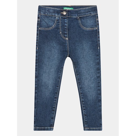 United Colors Of Benetton Jegginsy 4RW4GE00I Niebieski Regular Fit ze sklepu MODIVO w kategorii Spodnie dziewczęce - zdjęcie 182716491