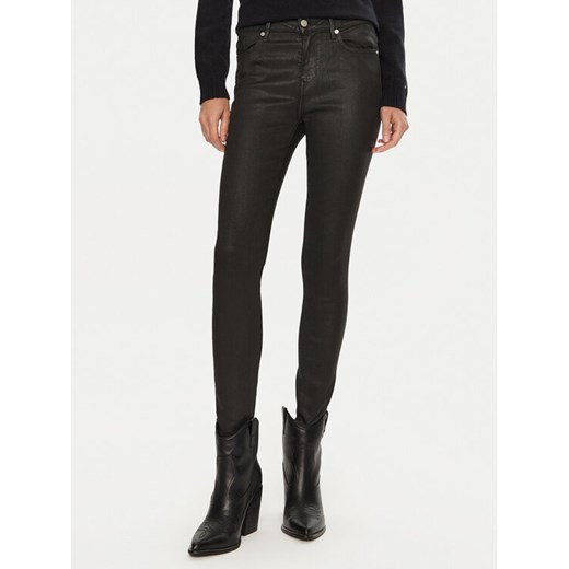 Tommy Hilfiger Jeansy Harlem WW0WW44122 Czarny Skinny Fit ze sklepu MODIVO w kategorii Jeansy damskie - zdjęcie 182716533