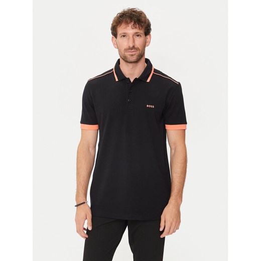 Boss Polo Paddy 1 50512995 Czarny Regular Fit ze sklepu MODIVO w kategorii T-shirty męskie - zdjęcie 182716663