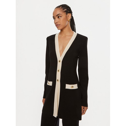 Luisa Spagnoli Kardigan Mongioia 58405 Czarny Regular Fit ze sklepu MODIVO w kategorii Swetry damskie - zdjęcie 182716740