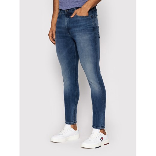 Tommy Jeans Jeansy Simon DM0DM09563 Granatowy Skinny Fit ze sklepu MODIVO w kategorii Jeansy męskie - zdjęcie 182716751