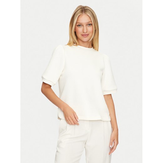 Vila Bluza Reflect 14097562 Écru Loose Fit ze sklepu MODIVO w kategorii Bluzy damskie - zdjęcie 182716762