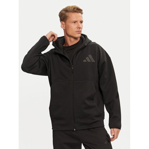 adidas Bluza Z.N.E. JE7538 Czarny Regular Fit ze sklepu MODIVO w kategorii Bluzy męskie - zdjęcie 182716781
