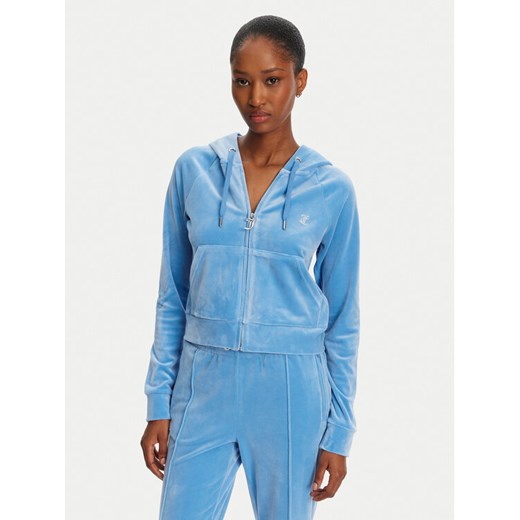 Juicy Couture Bluza Madison JCWA122001 Niebieski Slim Fit ze sklepu MODIVO w kategorii Bluzy damskie - zdjęcie 182716832