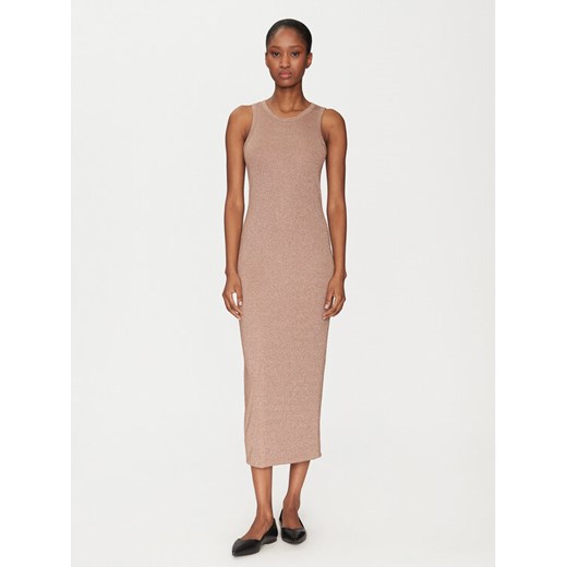 Marella Sukienka codzienna Torso 2515621011 Brązowy Regular Fit ze sklepu MODIVO w kategorii Sukienki - zdjęcie 182716990