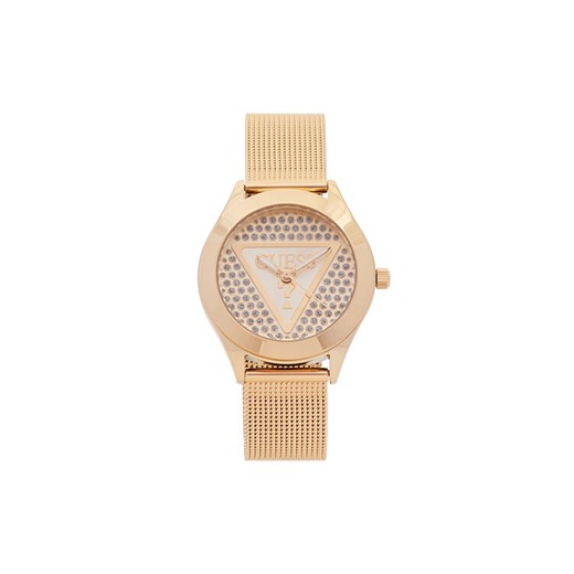 Guess Zegarek Glitz Plaque GW0835L2 Złoty ze sklepu MODIVO w kategorii Zegarki - zdjęcie 182717002