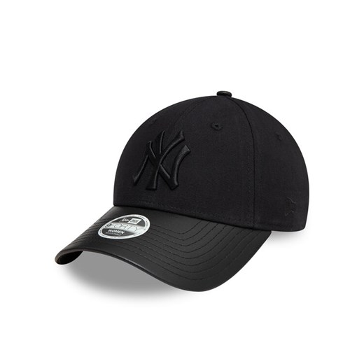 New Era Czapka z daszkiem New York Yankees Pu Visor 9Forty 60595388 Czarny ze sklepu MODIVO w kategorii Czapki z daszkiem damskie - zdjęcie 182717044