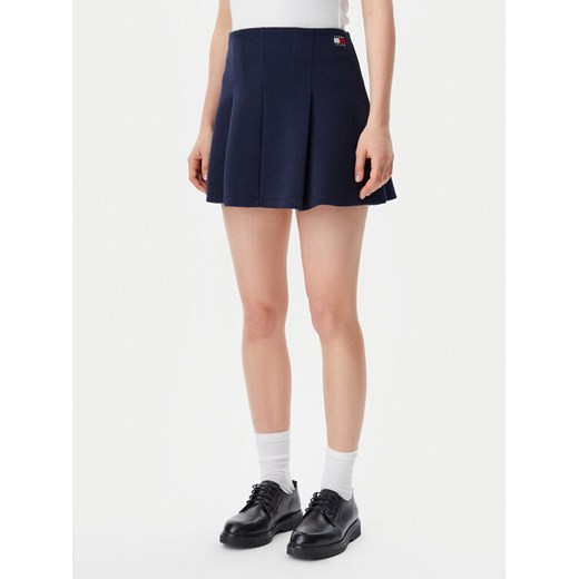 Tommy Jeans Spódnica mini Badge DW0DW20268 Granatowy Regular Fit ze sklepu MODIVO w kategorii Spódnice - zdjęcie 182717120