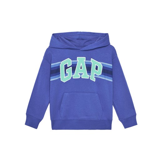 Gap Bluza 743971-03 Niebieski Regular Fit ze sklepu MODIVO w kategorii Bluzy chłopięce - zdjęcie 182717123