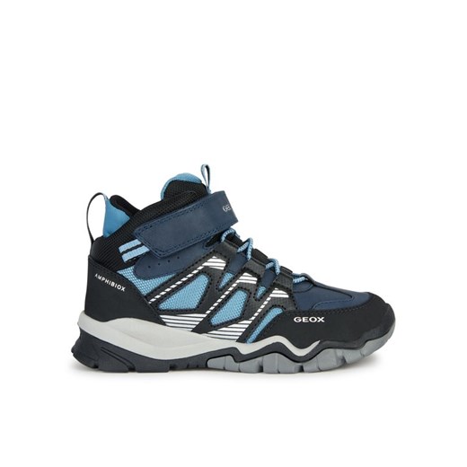 Geox Sneakersy J Montrack Boy B Abx J26HBC 0FUME CF44Y S Granatowy ze sklepu MODIVO w kategorii Buty sportowe dziecięce - zdjęcie 182717200