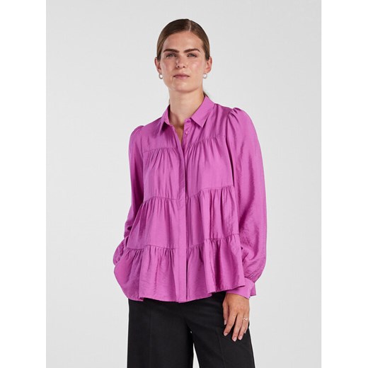 YAS Koszula 26025734 Różowy Regular Fit ze sklepu MODIVO w kategorii Koszule damskie - zdjęcie 182717220