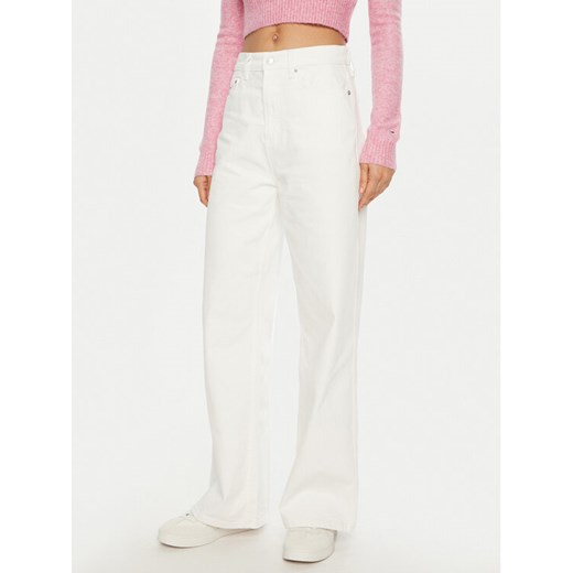 Tommy Jeans Jeansy Claire DW0DW20219 Écru Wide Leg ze sklepu MODIVO w kategorii Jeansy damskie - zdjęcie 182717241