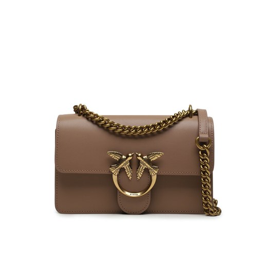 PINKO Torebka Love One Mini Dc AI 23-24 PCPL 100074 A0F1 Beżowy ze sklepu MODIVO w kategorii Kopertówki - zdjęcie 182717284