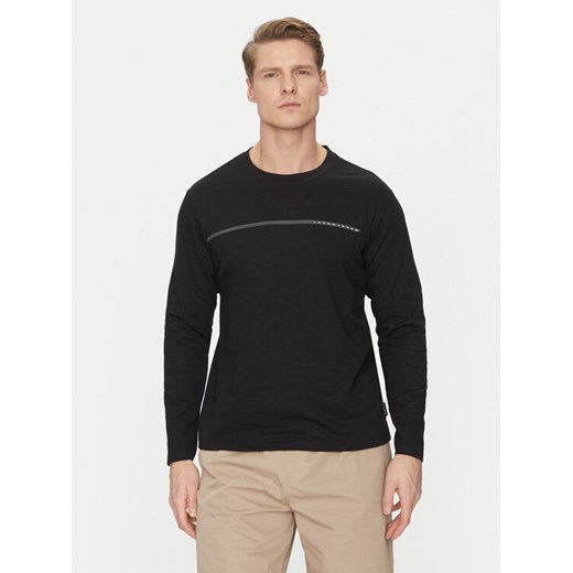Jack&Jones Longsleeve Fusion 12273134 Czarny Regular Fit ze sklepu MODIVO w kategorii T-shirty męskie - zdjęcie 182717354