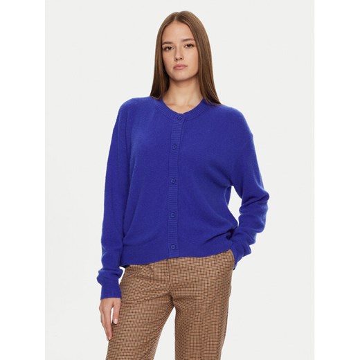 American Vintage Kardigan Damsville DAM19EH24 Niebieski Loose Fit ze sklepu MODIVO w kategorii Swetry damskie - zdjęcie 182717362