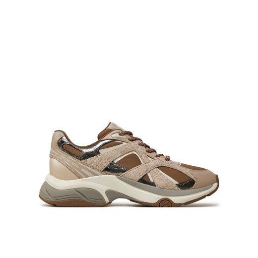 MICHAEL Michael Kors Sneakersy Leo 43F4LEFS1L Brązowy ze sklepu MODIVO w kategorii Buty sportowe damskie - zdjęcie 182717401