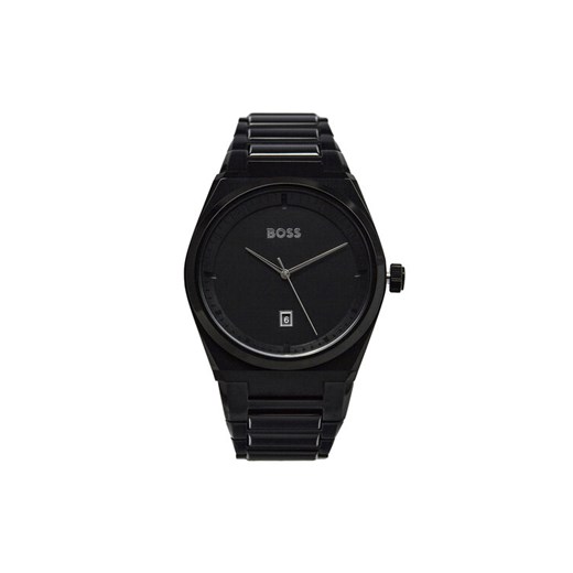 Boss Zegarek Steer 1513994 Czarny ze sklepu MODIVO w kategorii Zegarki - zdjęcie 182717411