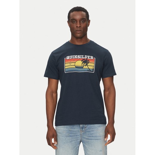 Quiksilver T-Shirt EQYZT08065 Granatowy Regular Fit ze sklepu MODIVO w kategorii T-shirty męskie - zdjęcie 182717462