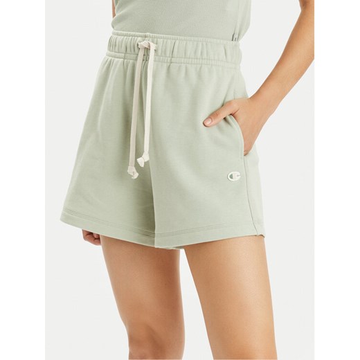 Champion Szorty sportowe E10009 Zielony Relaxed Fit ze sklepu MODIVO w kategorii Szorty - zdjęcie 182717543