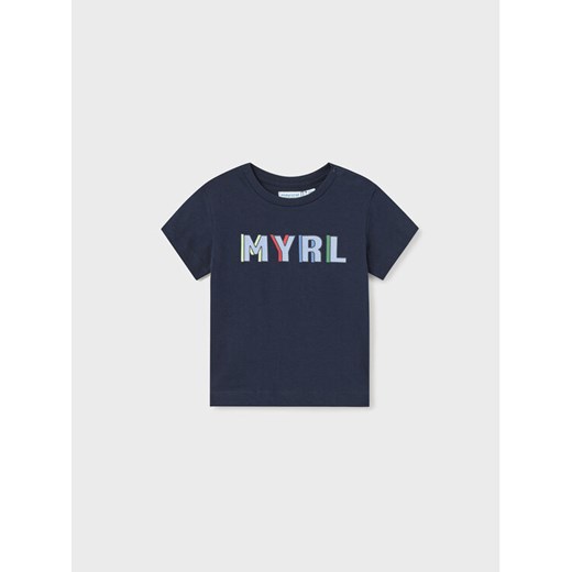 Mayoral T-Shirt 106 Granatowy Regular Fit ze sklepu MODIVO w kategorii Koszulki niemowlęce - zdjęcie 182717760