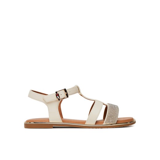 Tommy Hilfiger Sandały T3A2-33780-0371 S Écru ze sklepu MODIVO w kategorii Sandały dziecięce - zdjęcie 182717773