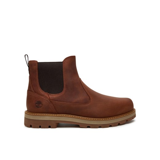 Timberland Sztyblety Britton Road Mid Chelsea TB0A6A4WEM61 Brązowy ze sklepu MODIVO w kategorii Buty zimowe męskie - zdjęcie 182717794