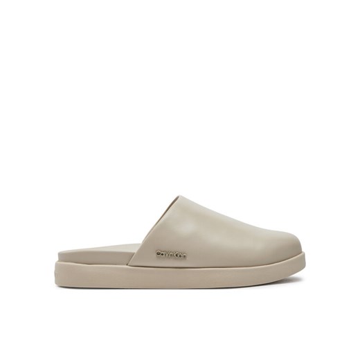 Calvin Klein Klapki Mule HM0HM01407 Szary ze sklepu MODIVO w kategorii Klapki męskie - zdjęcie 182717862