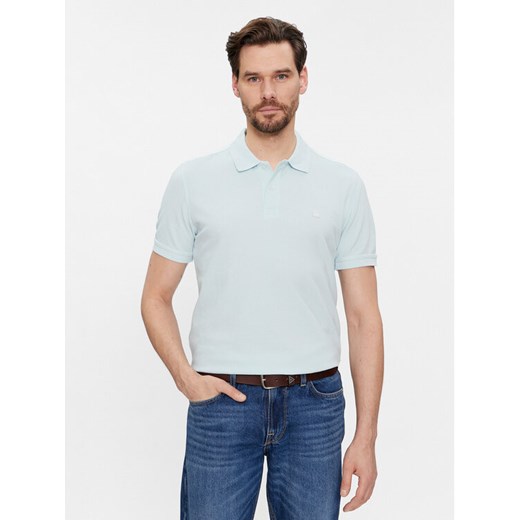 United Colors Of Benetton Polo 3089J3179 Niebieski Regular Fit ze sklepu MODIVO w kategorii T-shirty męskie - zdjęcie 182717951