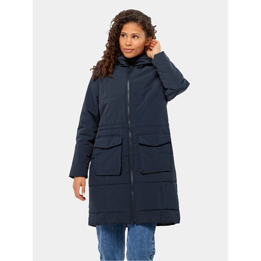 Jack Wolfskin Kurtka zimowa White Frost 1207361 Granatowy Regular Fit ze sklepu MODIVO w kategorii Kurtki damskie - zdjęcie 182718010