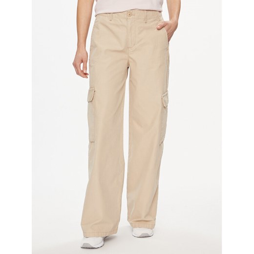 Levi's® Spodnie materiałowe A6077-0009 Beżowy Baggy Fit ze sklepu MODIVO w kategorii Spodnie damskie - zdjęcie 182718040