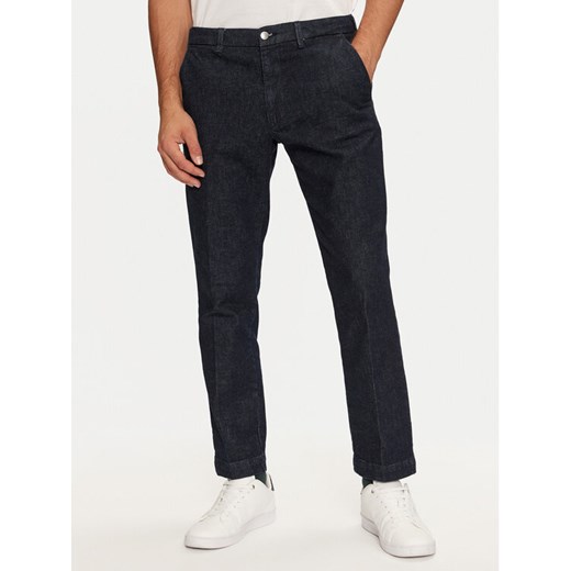 United Colors Of Benetton Chinosy 4AC9UF02Y Niebieski Slim Fit ze sklepu MODIVO w kategorii Spodnie męskie - zdjęcie 182718094