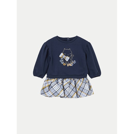 Mayoral Komplet bluza i spódniczka 2929 Granatowy Regular Fit ze sklepu MODIVO w kategorii Komplety niemowlęce - zdjęcie 182718164