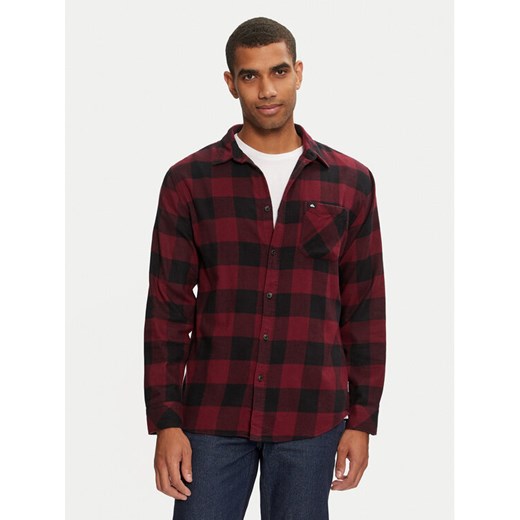 Quiksilver Koszula Buffalo Classic AQYWT03369 Bordowy Regular Fit ze sklepu MODIVO w kategorii Koszule męskie - zdjęcie 182718174