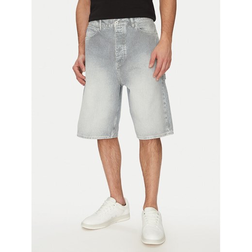 HUGO Szorty jeansowe 50534609 Błękitny Regular Fit ze sklepu MODIVO w kategorii Spodenki męskie - zdjęcie 182718194