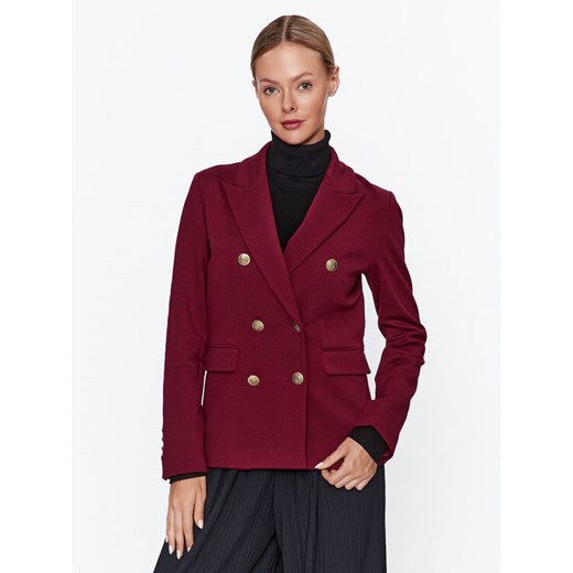 Marella Marynarka Simpaty 2339160737200 Bordowy Regular Fit ze sklepu MODIVO w kategorii Marynarki damskie - zdjęcie 182718224