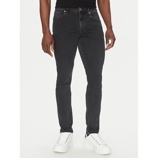 Karl Lagerfeld Jeans Jeansy A1M10096 Czarny Slim Fit ze sklepu MODIVO w kategorii Jeansy męskie - zdjęcie 182718262