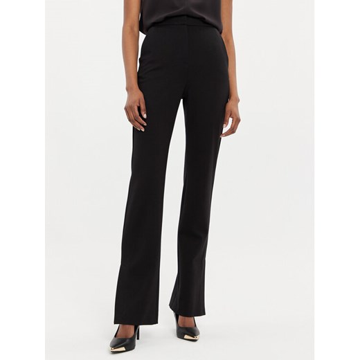 KARL LAGERFELD Spodnie materiałowe 241W1007 Czarny Slim Fit ze sklepu MODIVO w kategorii Spodnie damskie - zdjęcie 182718310