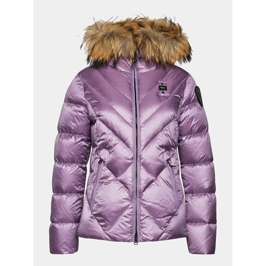 Blauer Kurtka puchowa 23WBLDC03141 Fioletowy Regular Fit ze sklepu MODIVO w kategorii Kurtki damskie - zdjęcie 182718340