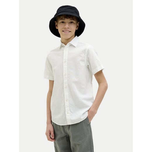 Jack&Jones Junior Koszula Breeze 12268986 Biały Regular Fit ze sklepu MODIVO w kategorii Koszule chłopięce - zdjęcie 182718353