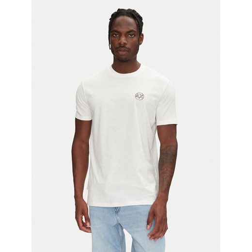 Armani Exchange T-Shirt XM000558 AF10358 U0009 Biały Regular Fit ze sklepu MODIVO w kategorii T-shirty męskie - zdjęcie 182718393