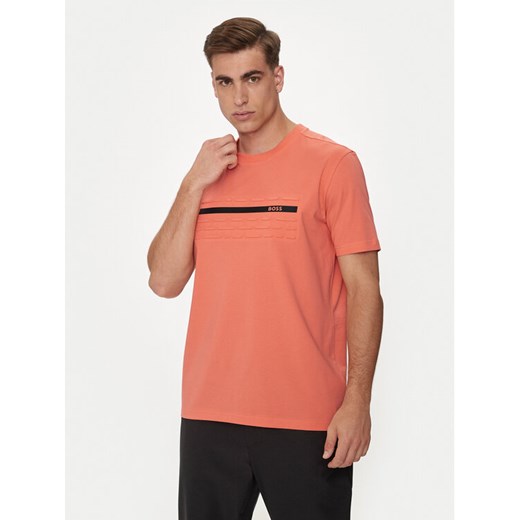 BOSS T-Shirt Tee 4 50513010 Pomarańczowy Regular Fit ze sklepu MODIVO w kategorii T-shirty męskie - zdjęcie 182718410