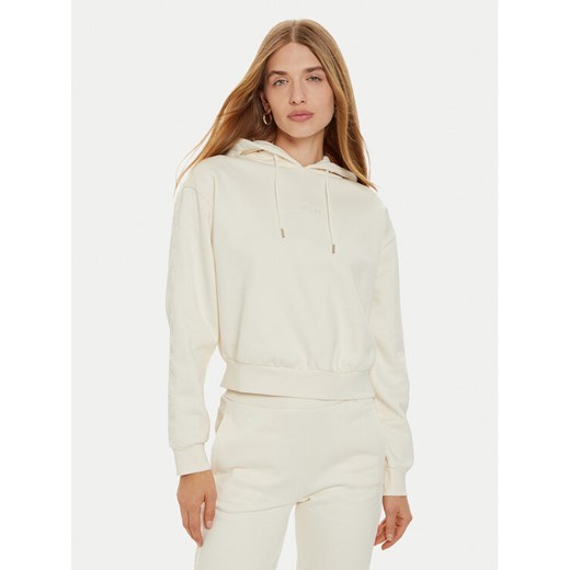 Guess Bluza V4BQ00 KC5O0 Beżowy Regular Fit ze sklepu MODIVO w kategorii Bluzy damskie - zdjęcie 182718482