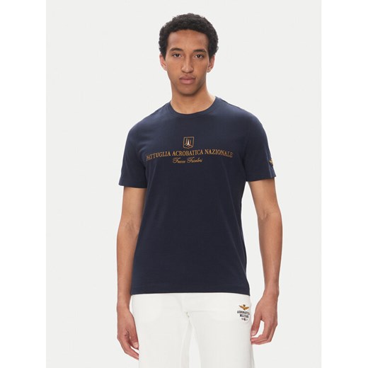Aeronautica Militare T-Shirt 251TS2410J592 Granatowy Regular Fit ze sklepu MODIVO w kategorii T-shirty męskie - zdjęcie 182718491