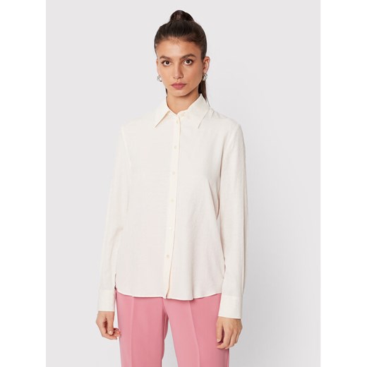 Pinko Koszula Smorzare 1G185Y A01P Beżowy Regular Fit ze sklepu MODIVO w kategorii Koszule damskie - zdjęcie 182718530