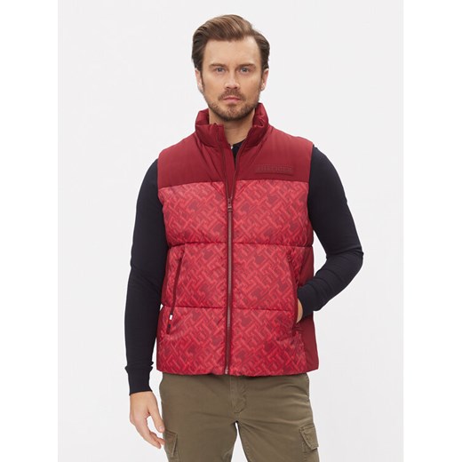 Tommy Hilfiger Kamizelka New York MW0MW33627 Czerwony Regular Fit ze sklepu MODIVO w kategorii Kamizelki męskie - zdjęcie 182718540