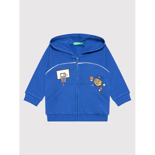 United Colors Of Benetton Bluza 3J68C5936 Niebieski Regular Fit ze sklepu MODIVO w kategorii Bluzy i swetry - zdjęcie 182718583