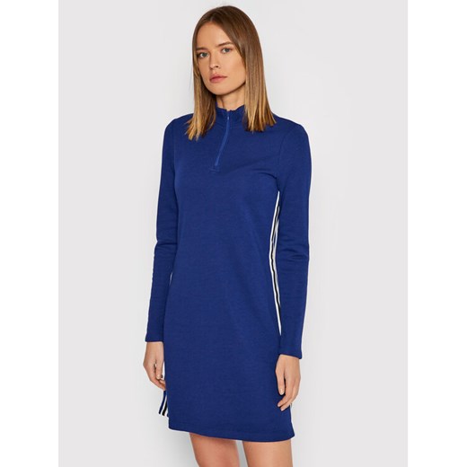 DKNY Sukienka dzianinowa DD1GD247 Granatowy Regular Fit ze sklepu MODIVO w kategorii Sukienki - zdjęcie 182718600