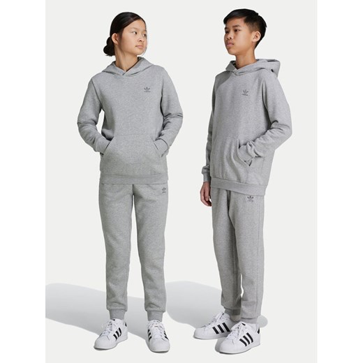 adidas Spodnie dresowe IX5297 Szary Regular Fit ze sklepu MODIVO w kategorii Spodnie chłopięce - zdjęcie 182718644