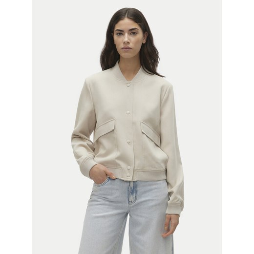 Vero Moda Kurtka bomber Amala 10307303 Beżowy Regular Fit ze sklepu MODIVO w kategorii Kurtki damskie - zdjęcie 182718651