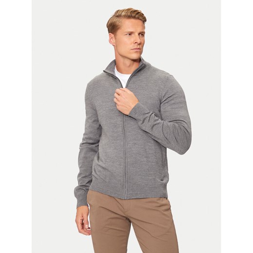 JOOP! Kardigan 17 Jk-06Davis 30032605 Szary Modern Fit ze sklepu MODIVO w kategorii Swetry męskie - zdjęcie 182718662
